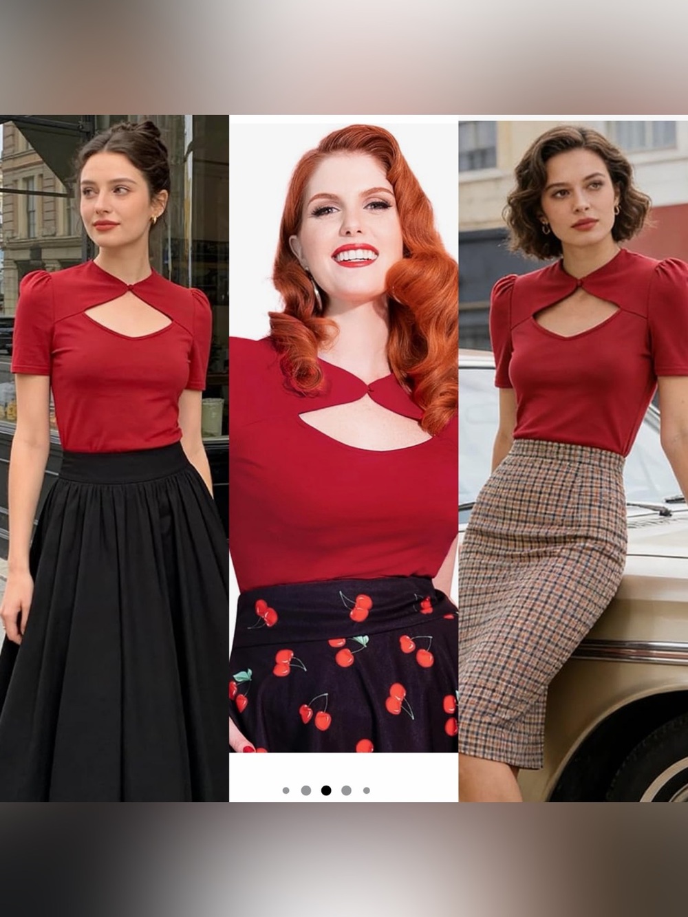 ✨2/$22✨belle poque red top XXL